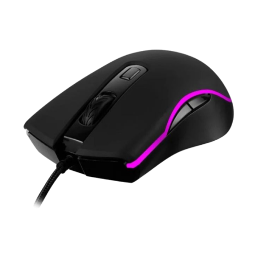 mouse con cable volkano vx gaming hypnos series con luz rgb