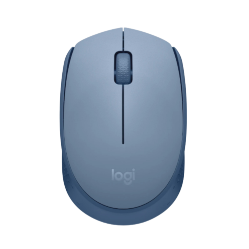 mouse inalambrico logitech m170 azul/gris