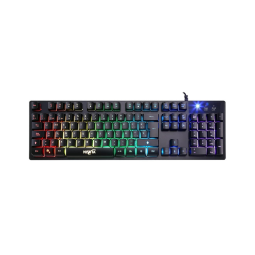 teclado gamer usb rgb con 17 modos de iluminaci?n