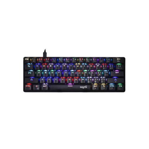 teclado mecanico gamer rgb de 61 teclas con software
