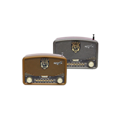 radio am/fm vintage con mp3/bt/aux