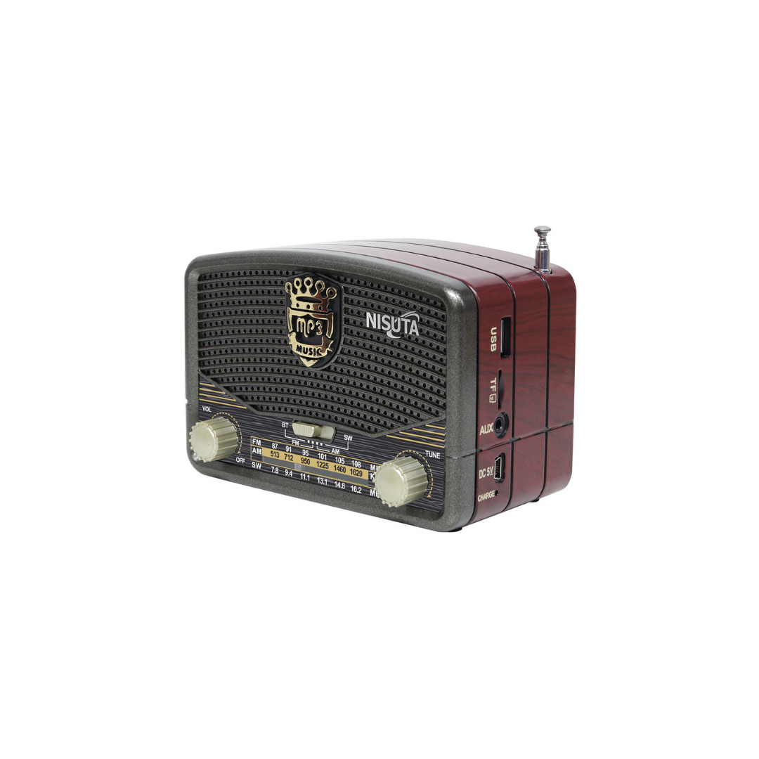 radio am/fm vintage con mp3/bt/aux radio am/fm vintage con mp3/bt/aux
