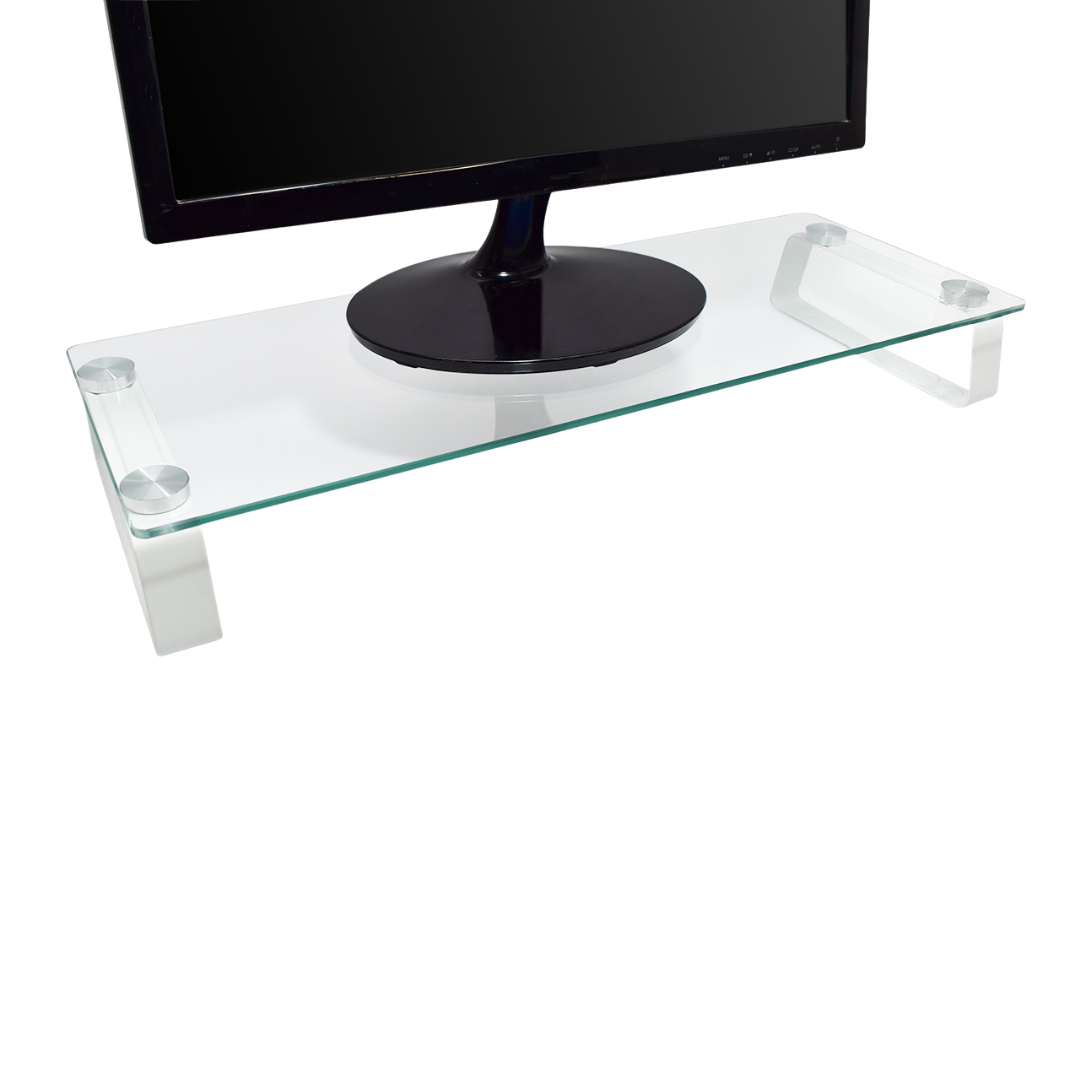 soporte base elevador de monitor de vidrio templado para escritorio soporte base elevador de monitor de vidrio templado para escritorio