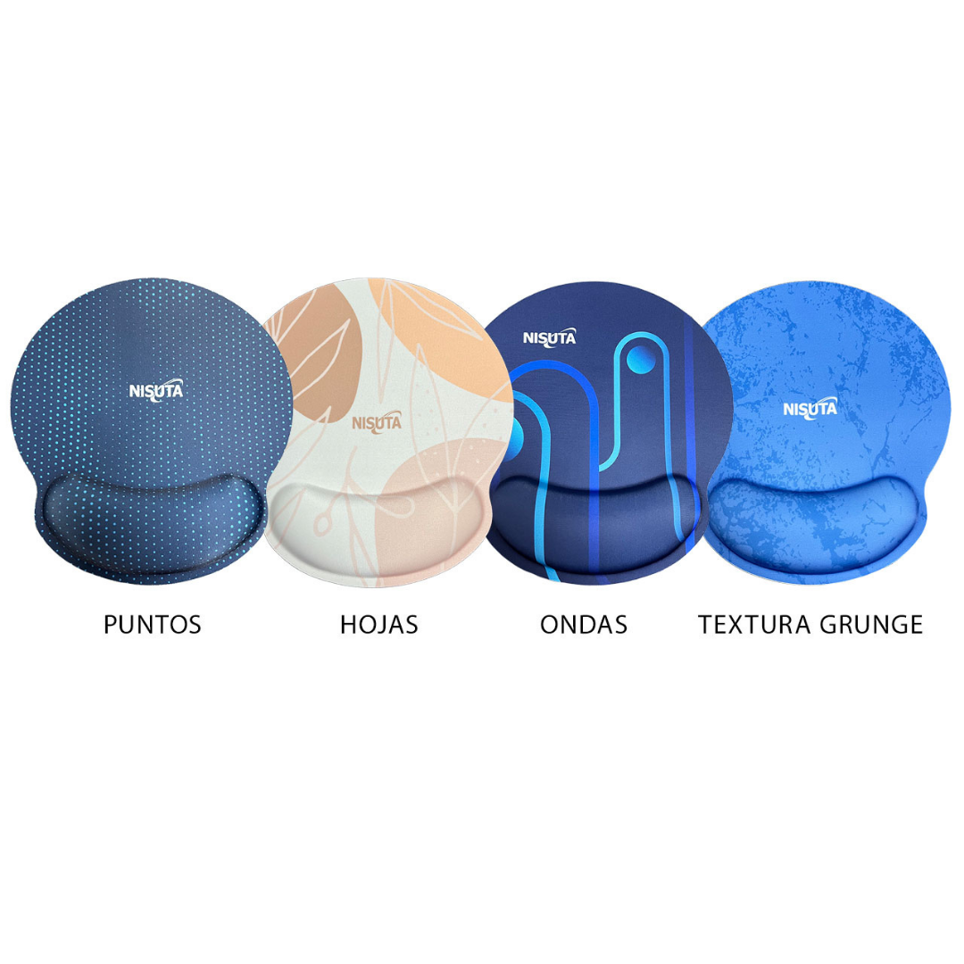 pad mouse 250 x 230 x 4mm ergonomico con apoya mu?eca y dise?o textura pad mouse 250 x 230 x 4mm ergonomico con apoya mu?eca y dise?o textura
