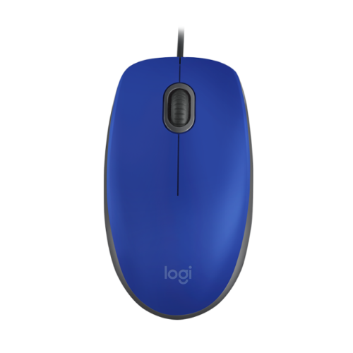 mouse logitech m110 usb blue