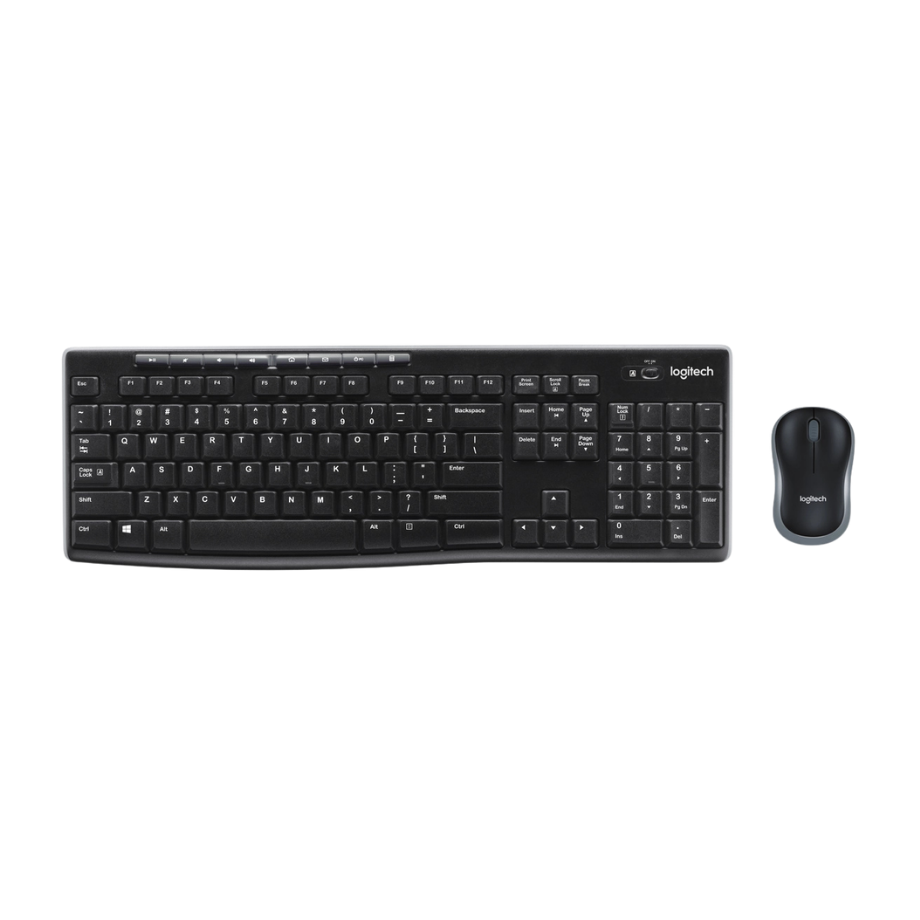 combo teclado y mouse logitech mk270 wireless usb negro combo teclado y mouse logitech mk270 wireless usb negro