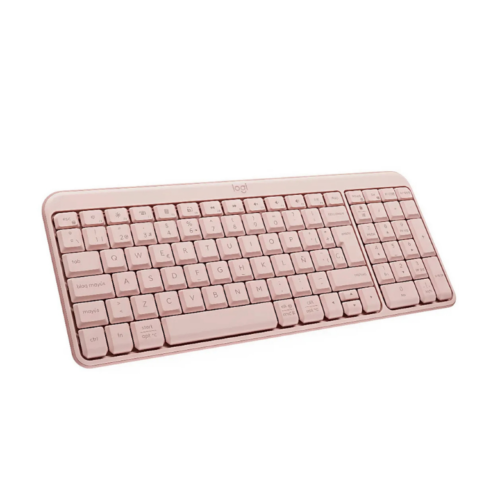 teclado logitech inalambrico k250 rosa
