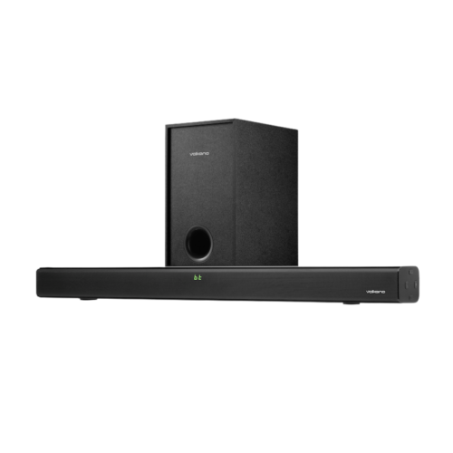 barra de sonido con subwoofer volkano cascade 50w negro