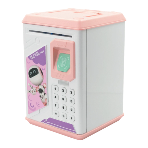 caja fuerte ni?os rosa