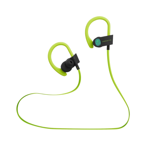 auriculares volkano race bt sport earphones negro y verde