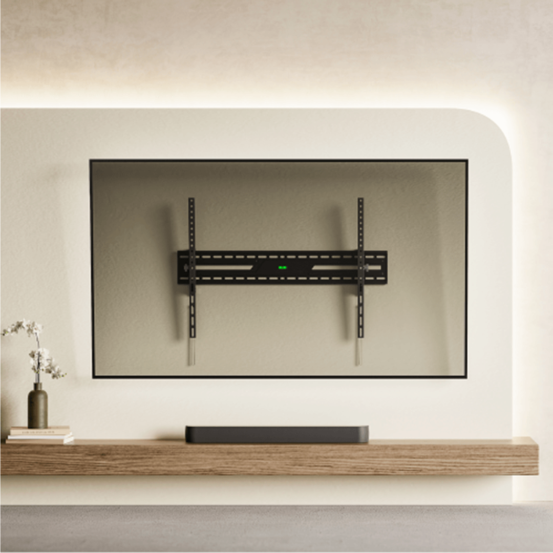 soporte tv onebox fijo 75kg pulgadas 43" a 100" inclinable soporte tv onebox fijo 75kg pulgadas 43" a 100" inclinable