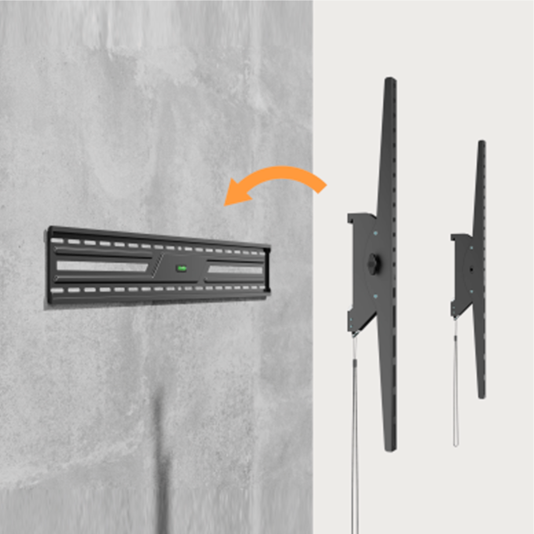 soporte tv onebox fijo 75kg pulgadas 43" a 100" inclinable soporte tv onebox fijo 75kg pulgadas 43" a 100" inclinable