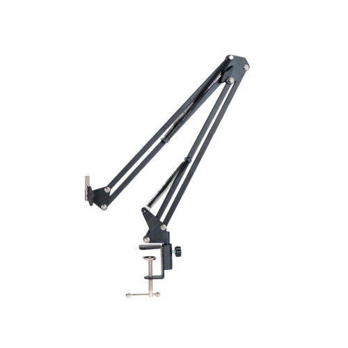 brazo metalico plegable para microfono