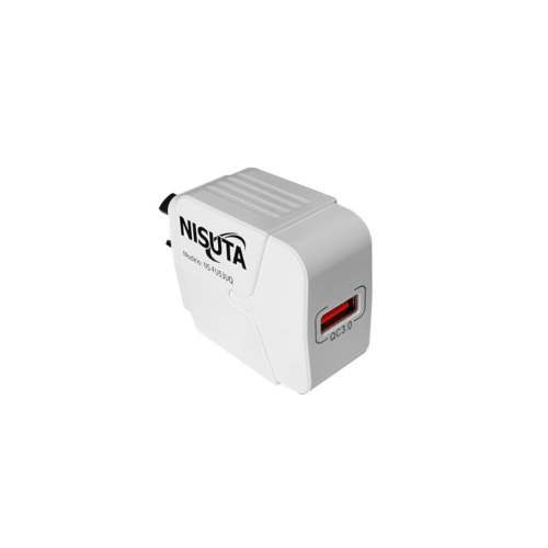 fuente de alimentacion con 1 puerto usb de carga rapida qc3.0