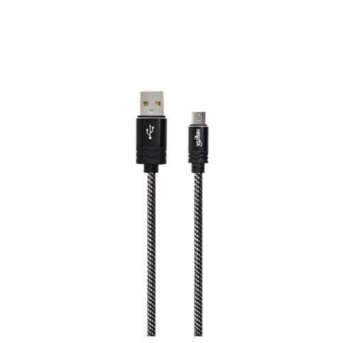 cable micro usb de 1 m de 2.1a con malla de tela