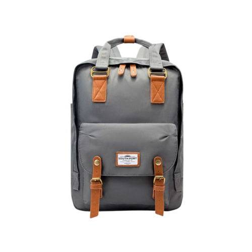 mochila doughnut gris
