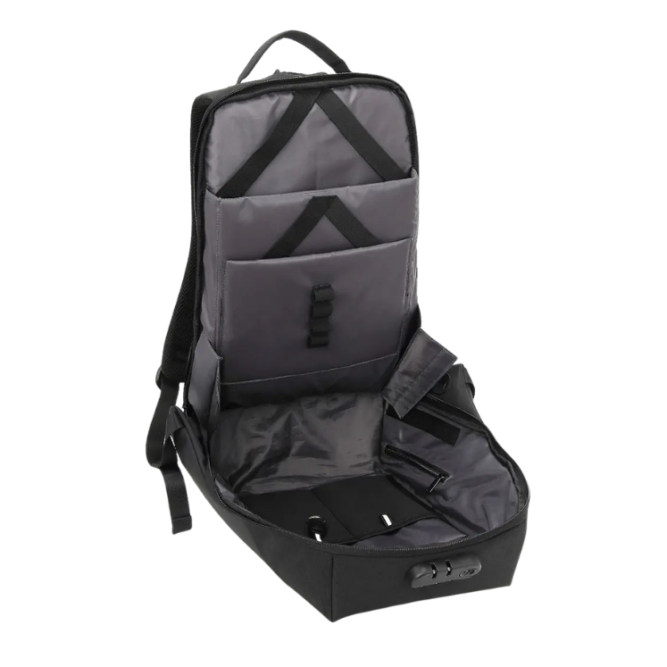 zom mochila gris dark 15.6 usb antirrobo zom mochila gris dark 15.6 usb antirrobo