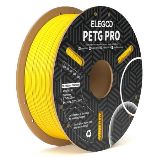filamento elegoo petg pro 1,75mm 1kg amarillo