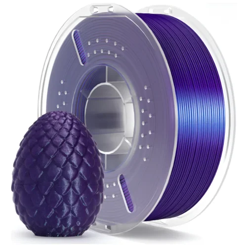 filamento elegoo pla color especial 1.75mm 1kg purpura metalico