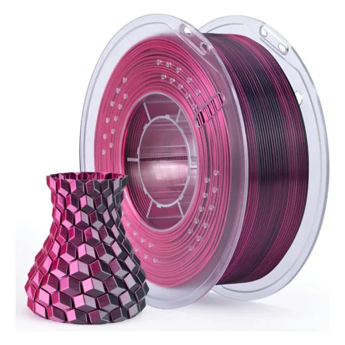 filamento elegoo silk 1.75mm 1 kg negro rojo