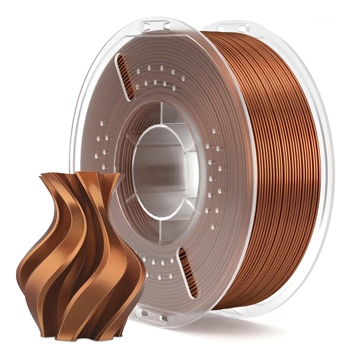 filamento elegoo silk 1.75mm 1 kg bronce filamento elegoo silk 1.75mm 1 kg bronce