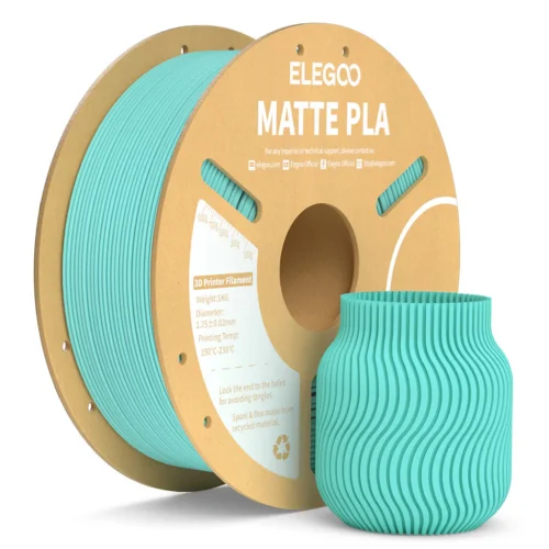 filamento elegoo pla matte 1.75mm 1kg verde petroleo