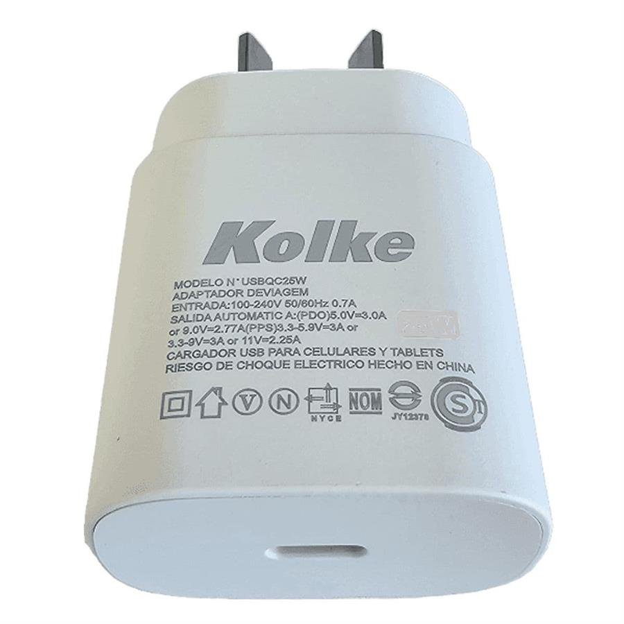 cargador usb a 220v carga rapida 30w usb c bl s cabl kolke cargador usb a 220v carga rapida 30w usb c bl s cabl kolke