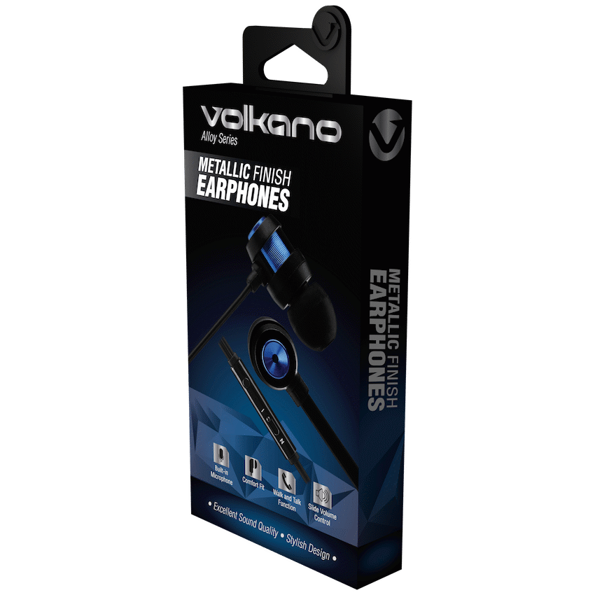 auriculares volkano alloy azul volkano auriculares volkano alloy azul volkano