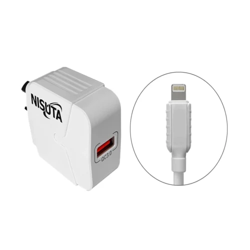 fuente con 1 puerto usb de carga rapida qc 3.0 nisuta