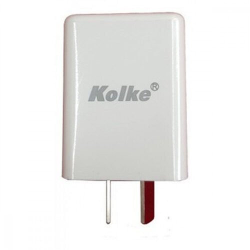 cargador kolke usb a 220v 5v 2a sin cable kolke