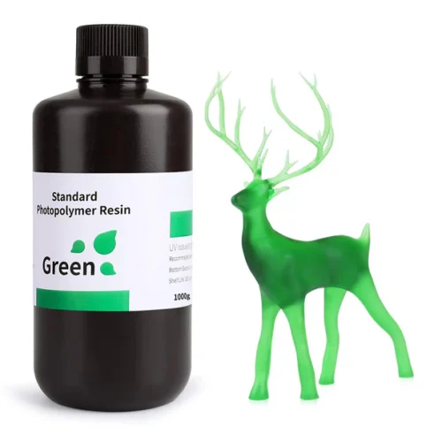 resina elegoo estandar 1kg verde transparente elegoo