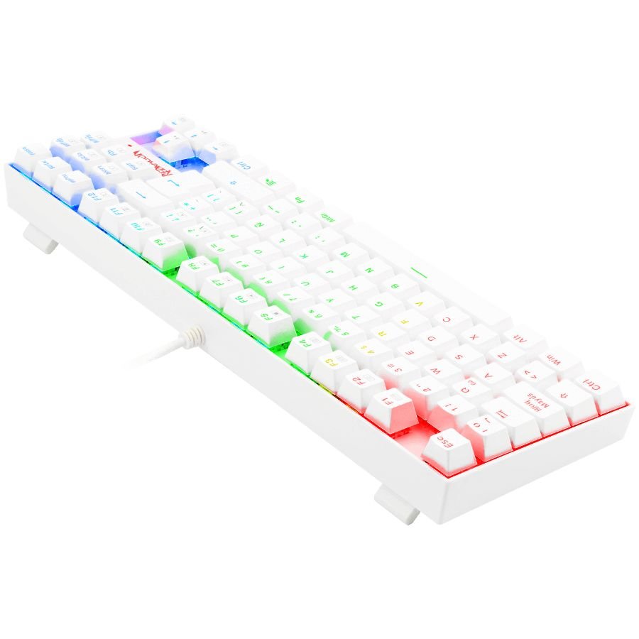 teclado mecanico redragon kumara rgb white red redragon teclado mecanico redragon kumara rgb white red redragon