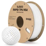 filamento elegoo rapid tpu 95a 1.75mm 1kg blanco elegoo