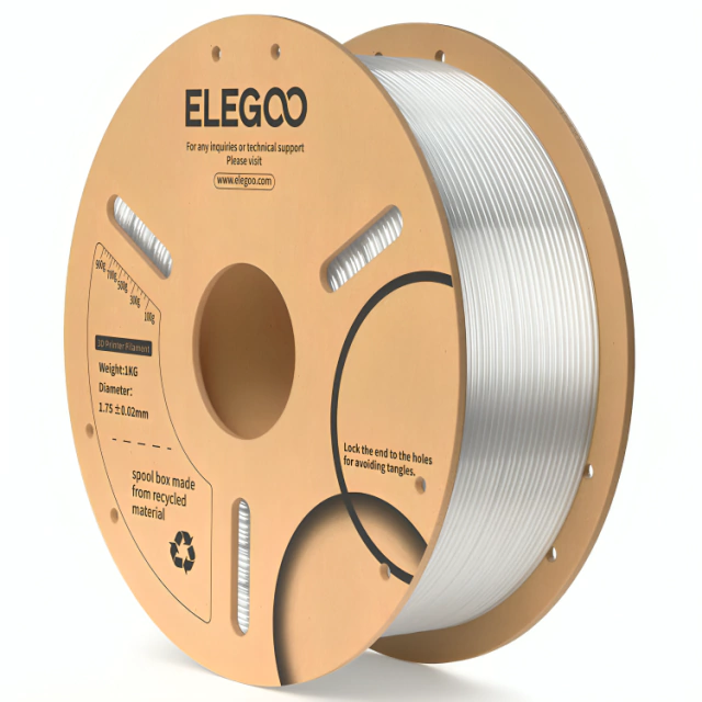 filamento elegoo pla 1,75mm 1kg natural elegoo filamento elegoo pla 1,75mm 1kg natural elegoo