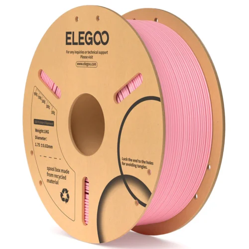 filamento elegoo pla 1,75mm 1kg rosa elegoo