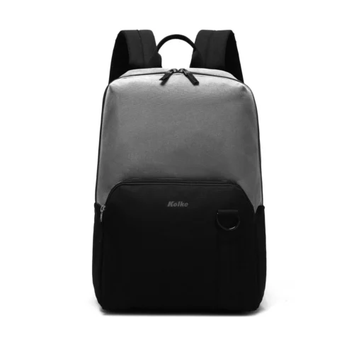 mochila kolke kvm 655 essential negra y gris claro kolke