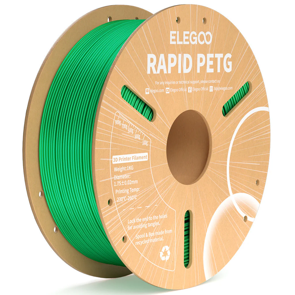 filamento elegoo verde petg rapida 1.75nn 1kg elegoo filamento elegoo verde petg rapida 1.75nn 1kg elegoo