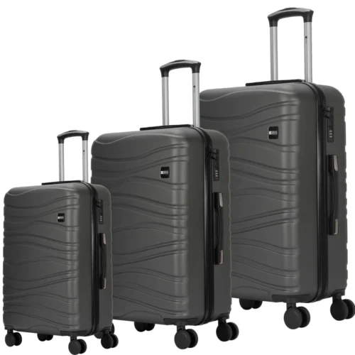 zom valijas rigidas set x 3 medidas wavy carbono zom