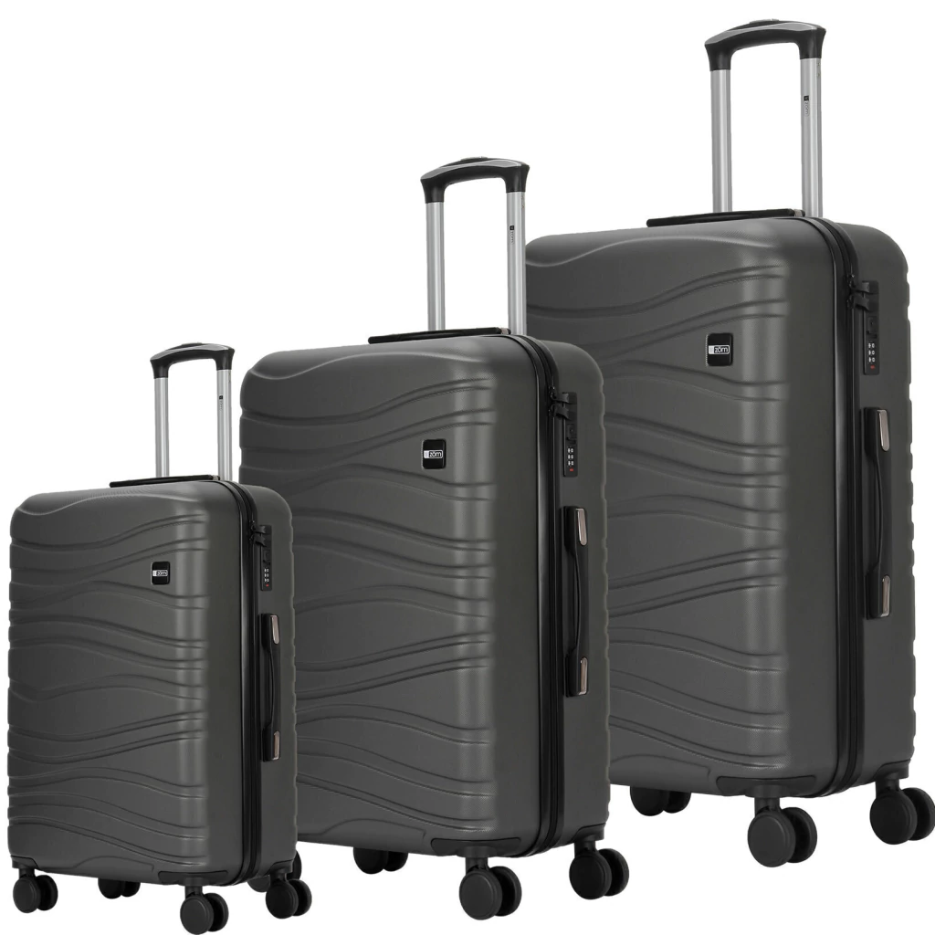 zom valijas rigidas set x 3 medidas wavy carbono zom zom valijas rigidas set x 3 medidas wavy carbono zom