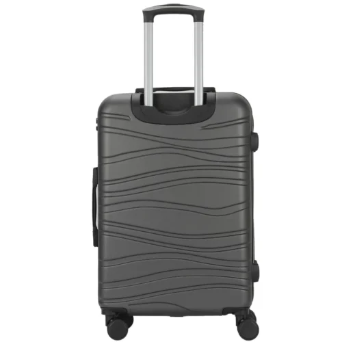 zom valija carry on rigido 20" wavy carbono zom