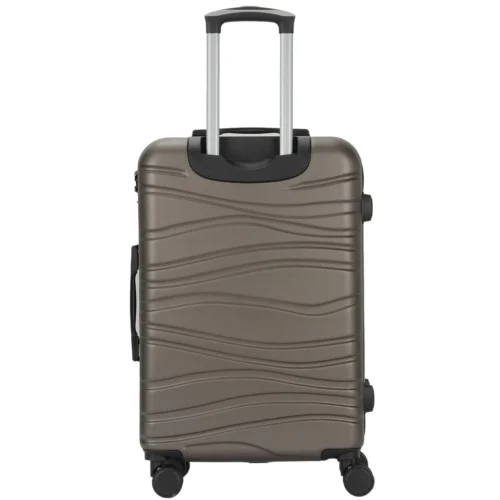 zom valija carry on rigido 20" wavy carbono zom