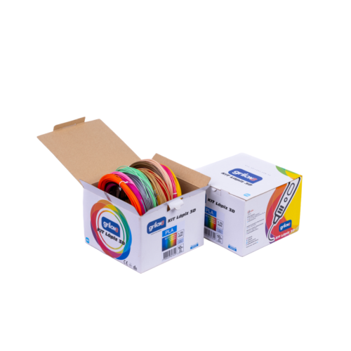 filamento para lapiz 3d grilon3 pla 10 colores 10m x color (100m) grilon 3