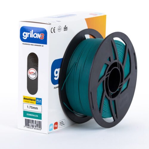 filamento monofilamento 3d grilon3 boutique esmeralda 1.75 x 1kg grilon 3
