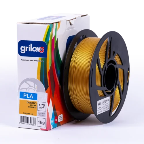 filamento monofilamento 3d grilon3 pla 24 dorado 1.75mm x 1kg grilon 3