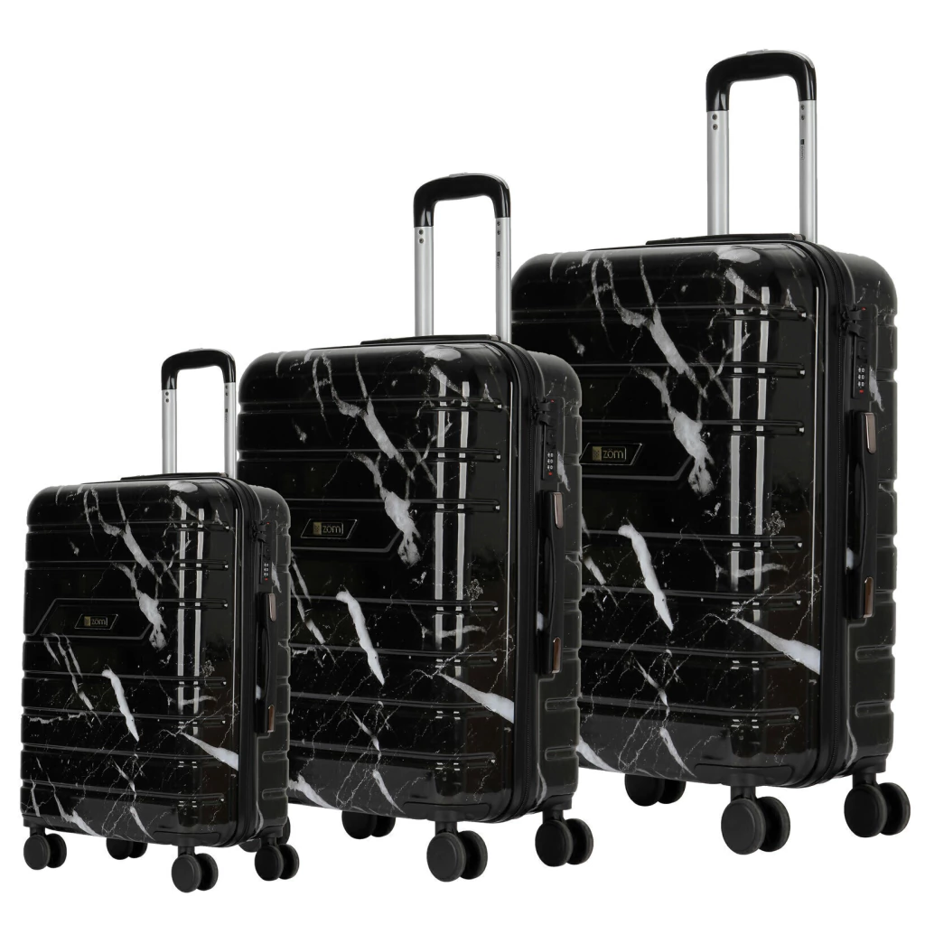 zom valijas rigidas set x 3 medidas marble black fansy zom zom valijas rigidas set x 3 medidas marble black fansy zom
