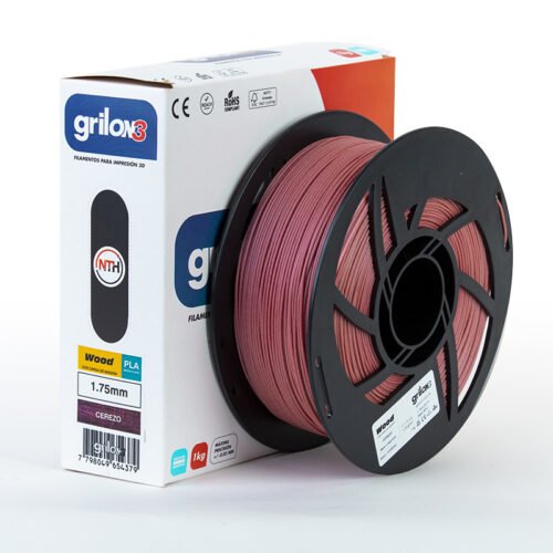 filamento monofilamento 3d grilon3 wood cerezo 1.75 x 1kg grilon 3