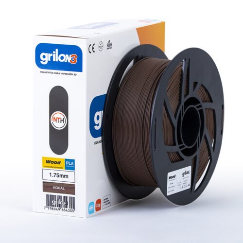 filamento monofilamento 3d grilon3 wood nogal 1.75 x 1kg grilon 3