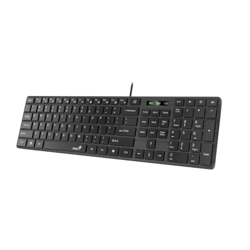 teclado genius slimstar 126 smart usb black genius