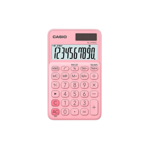 calculadora casio sl 1000tw rosa 0001