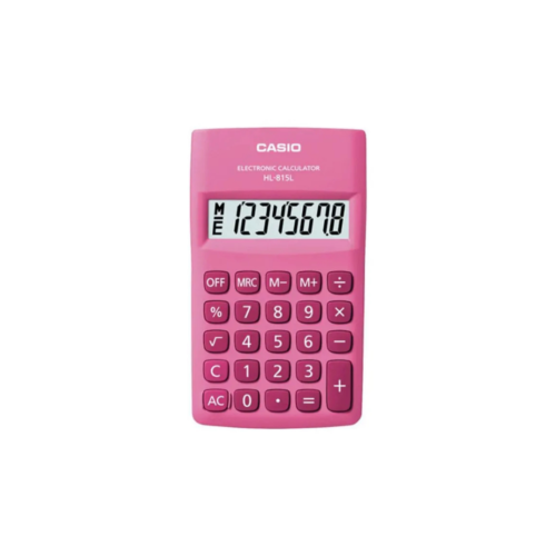 calculadora casio hl 815l rosa casio
